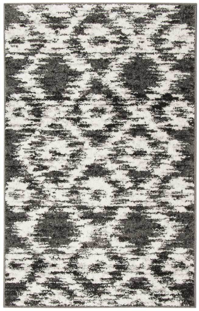Adirondack Ikat Charcoal/Ivory Area Rug - Image 7
