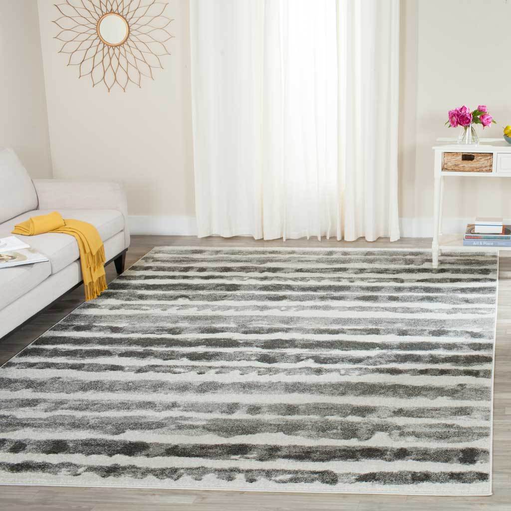 Adirondack Ivory/Charcoal Area Rug - Image 10