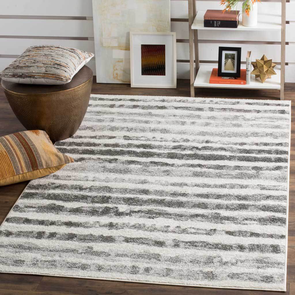Adirondack Ivory/Charcoal Area Rug - Image 11