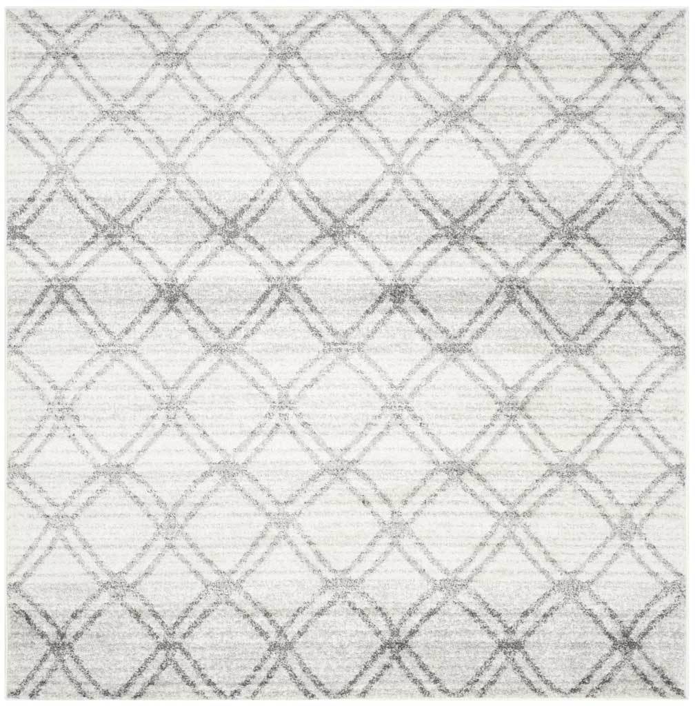 Adirondack Lattice Silver/Charcoal Area Rug - Image 3