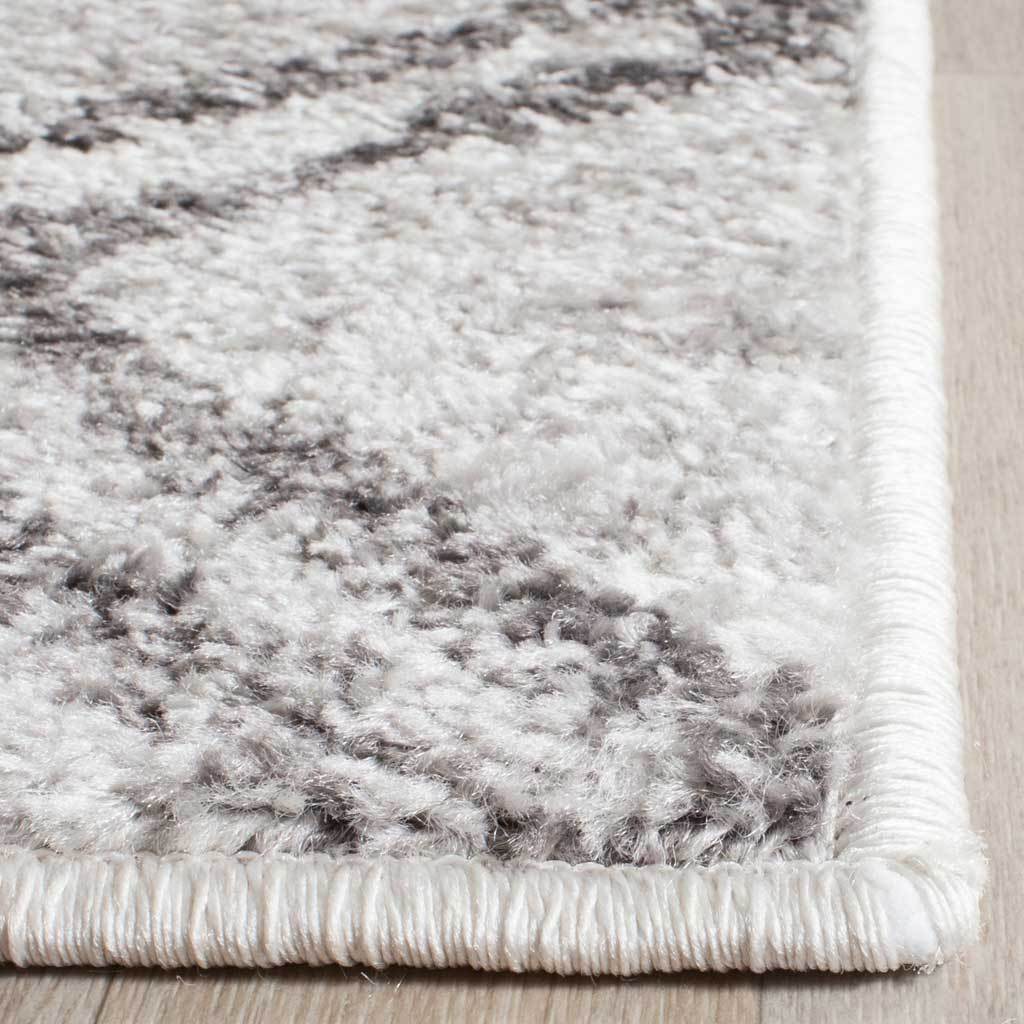 Adirondack Lattice Silver/Charcoal Area Rug - Image 8