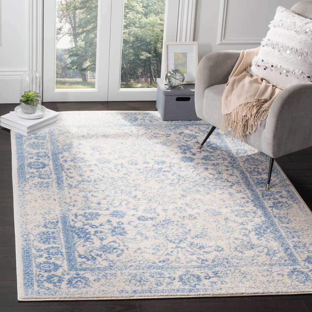 Adirondack Pastoral Ivory/Light Blue Area Rug - Image 4