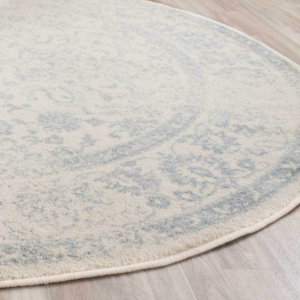 Adirondack Pastoral Ivory/Slate Round Rug - Image 2