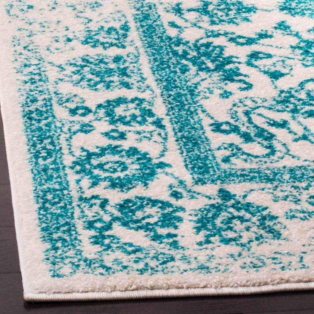 Adirondack Pastoral Ivory/Teal Area Rug - Image 2