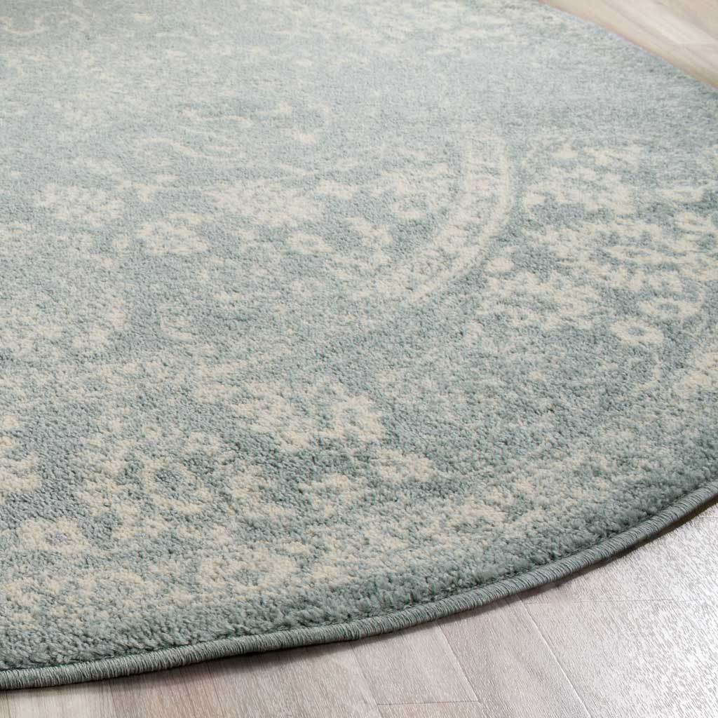 Adirondack Pastoral Slate/Ivory Round Rug - Image 2
