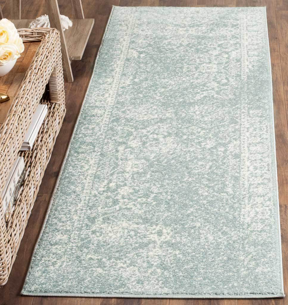 Adirondack Pastoral Slate/Ivory Runner Rug - Image 2