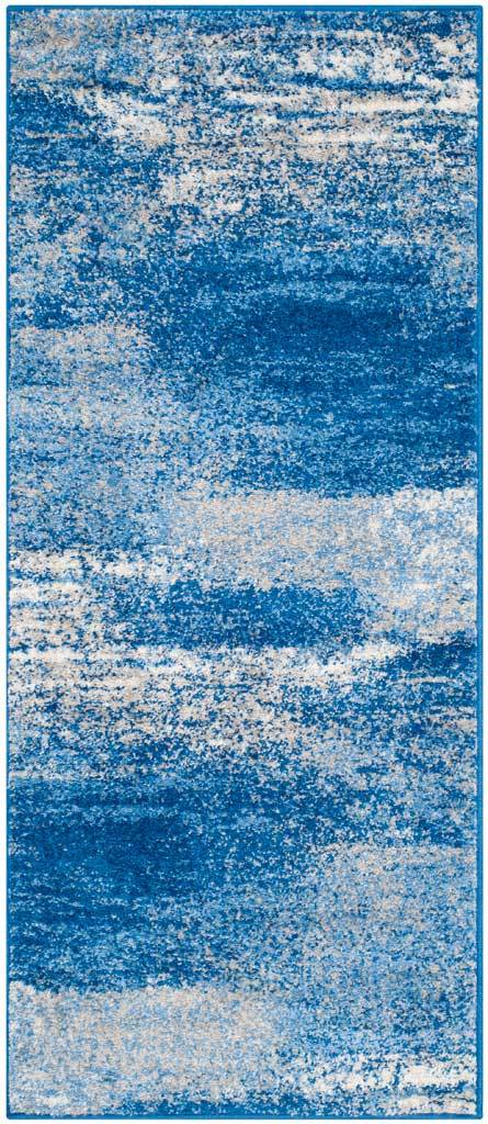 Adirondack Silver/Blue Runner Rug - Image 2