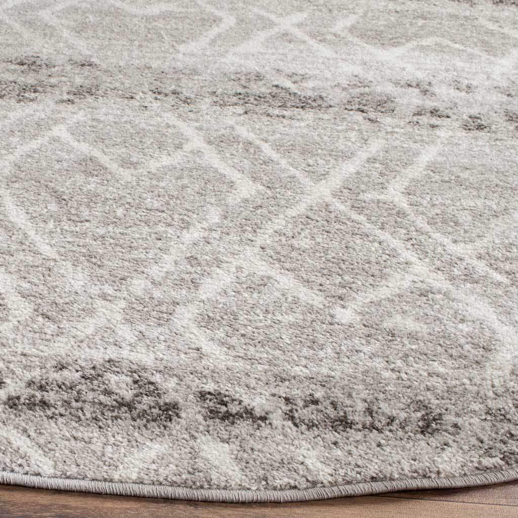 Adirondack Silver/Ivory Round Rug - Image 2