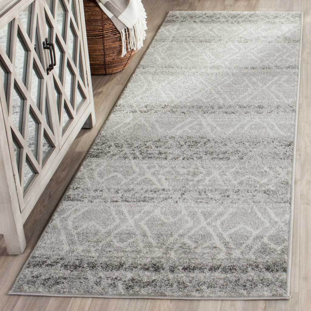 Adirondack Silver/Ivory Runner Rug - Image 2