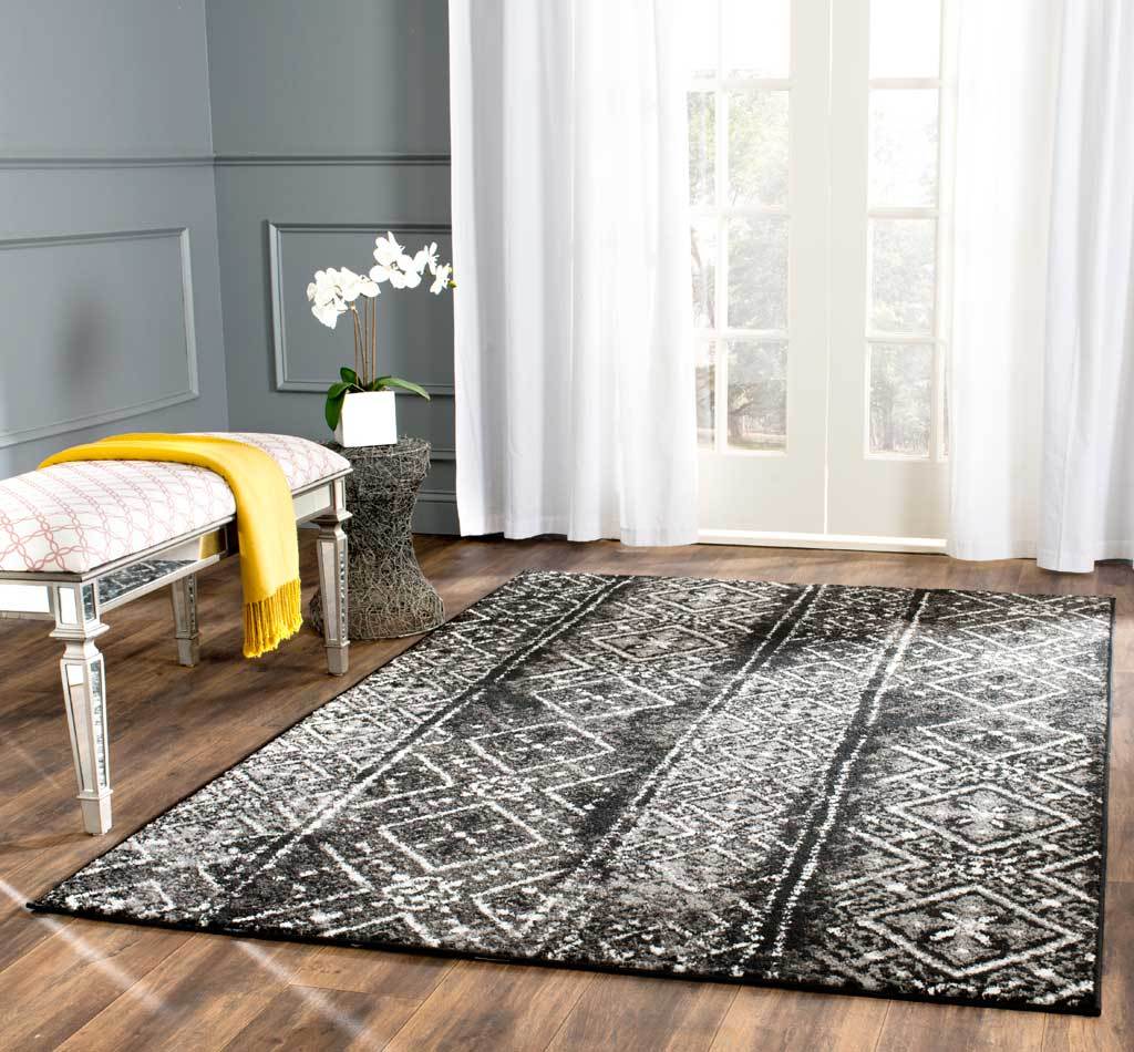 Adirondack Tradition Black/Silver Area Rug - Image 10