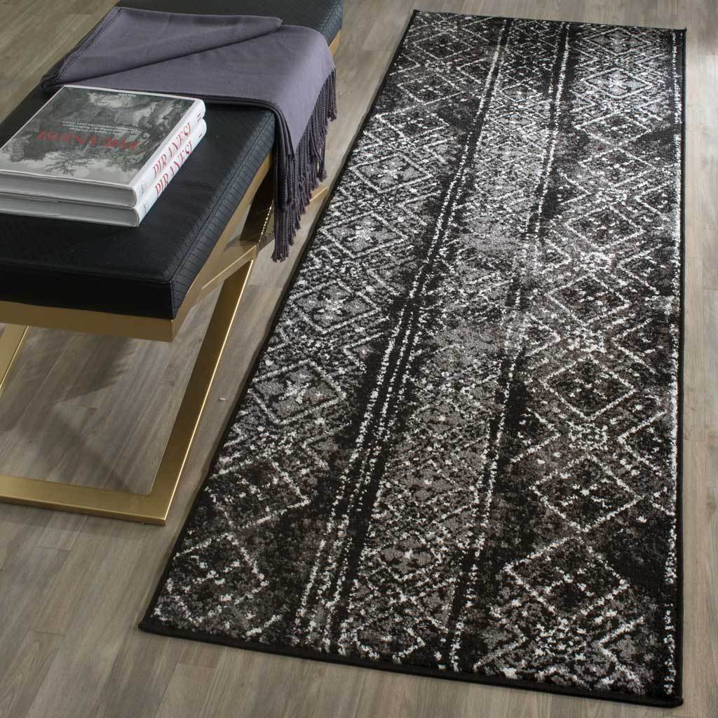 Adirondack Tradition Black/Silver Runner Rug - Image 3