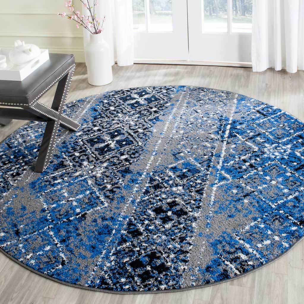 Adirondack Tradition Silver/Multi Round Rug - Image 2
