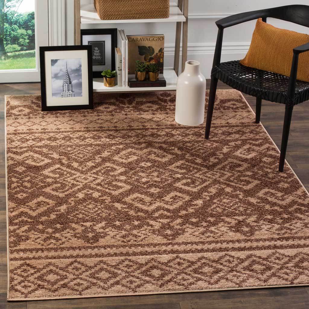 Adirondack Tribal Camel/Chocolate Area Rug - Image 8