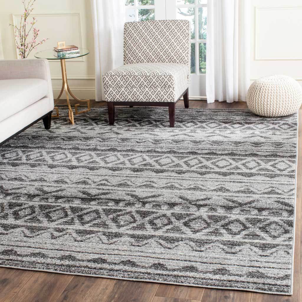 Adirondack Tribal Ivory/Charcoal Area Rug - Image 11