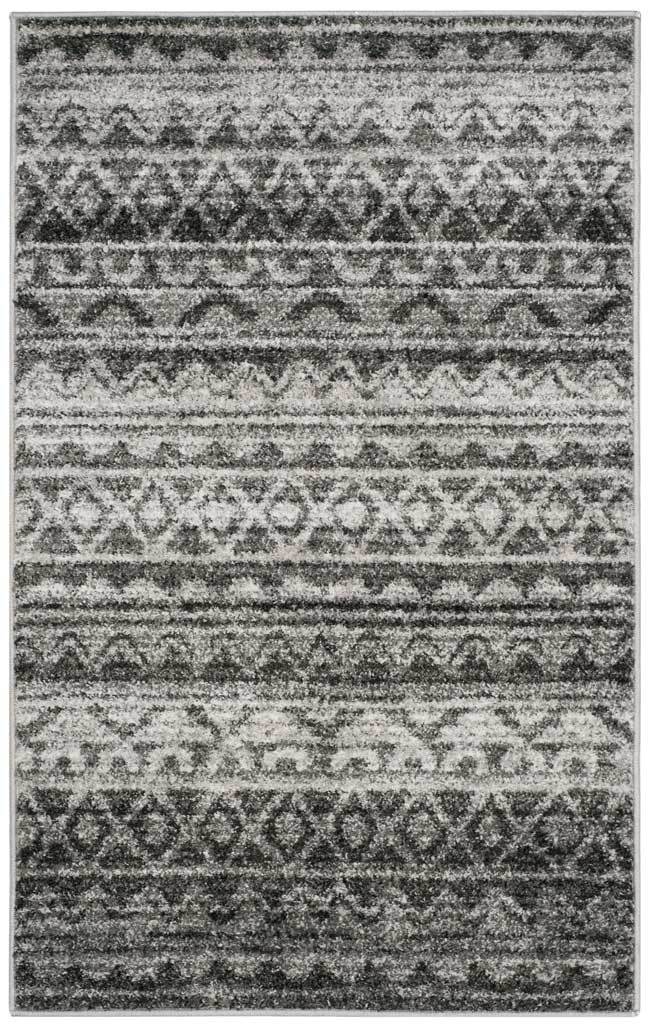 Adirondack Tribal Ivory/Charcoal Area Rug - Image 6