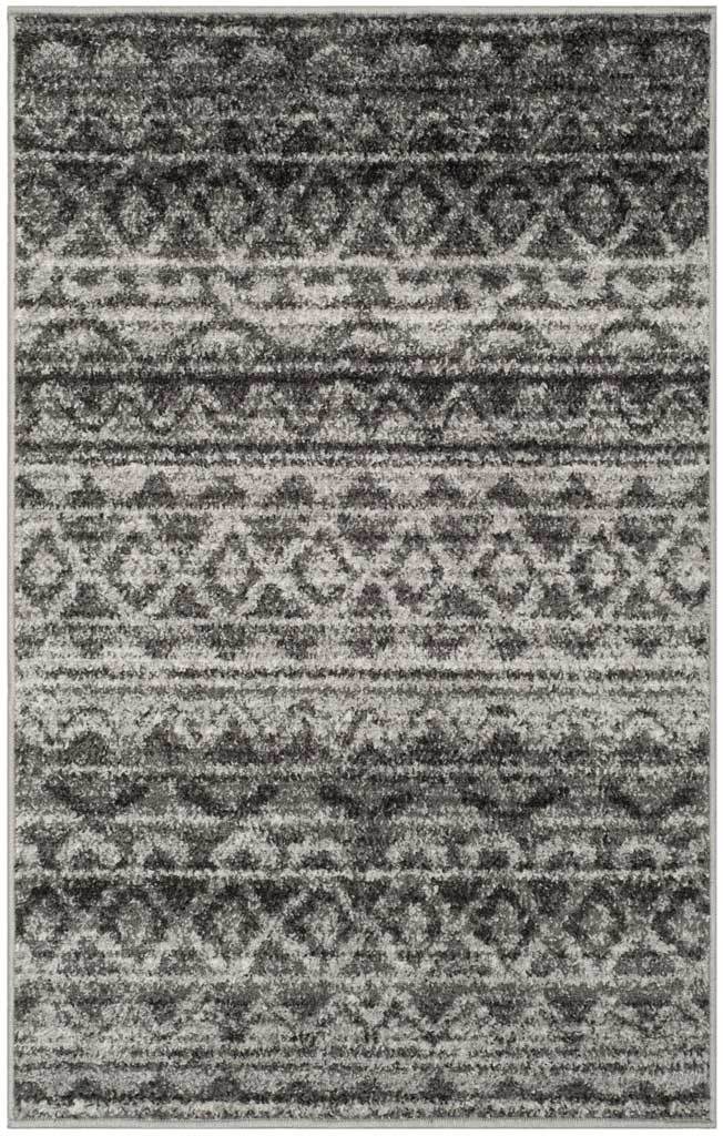 Adirondack Tribal Ivory/Charcoal Area Rug - Image 7