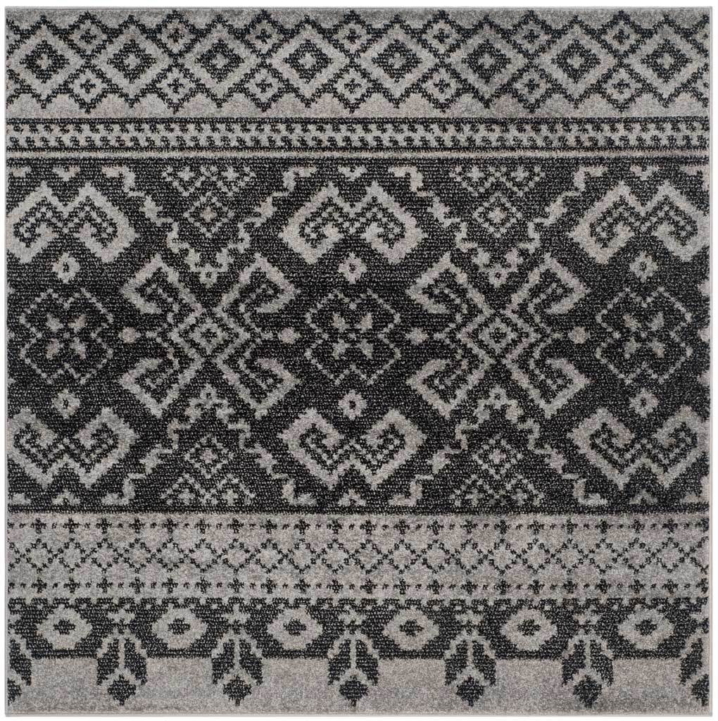 Adirondack Tribal Silver/Black Area Rug - Image 2
