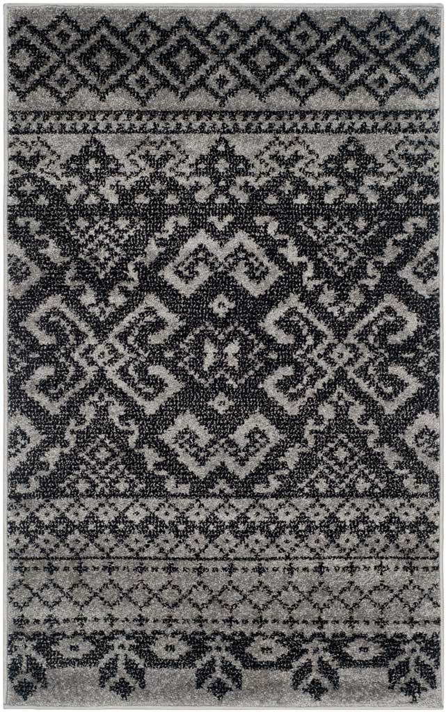 Adirondack Tribal Silver/Black Area Rug - Image 4