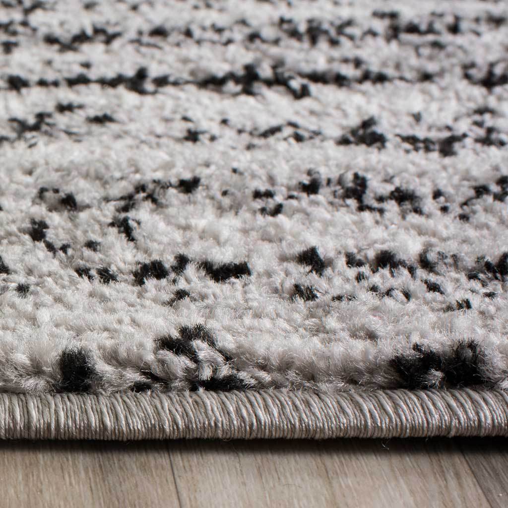 Adirondack Wave Black/Silver Round Rug - Image 2