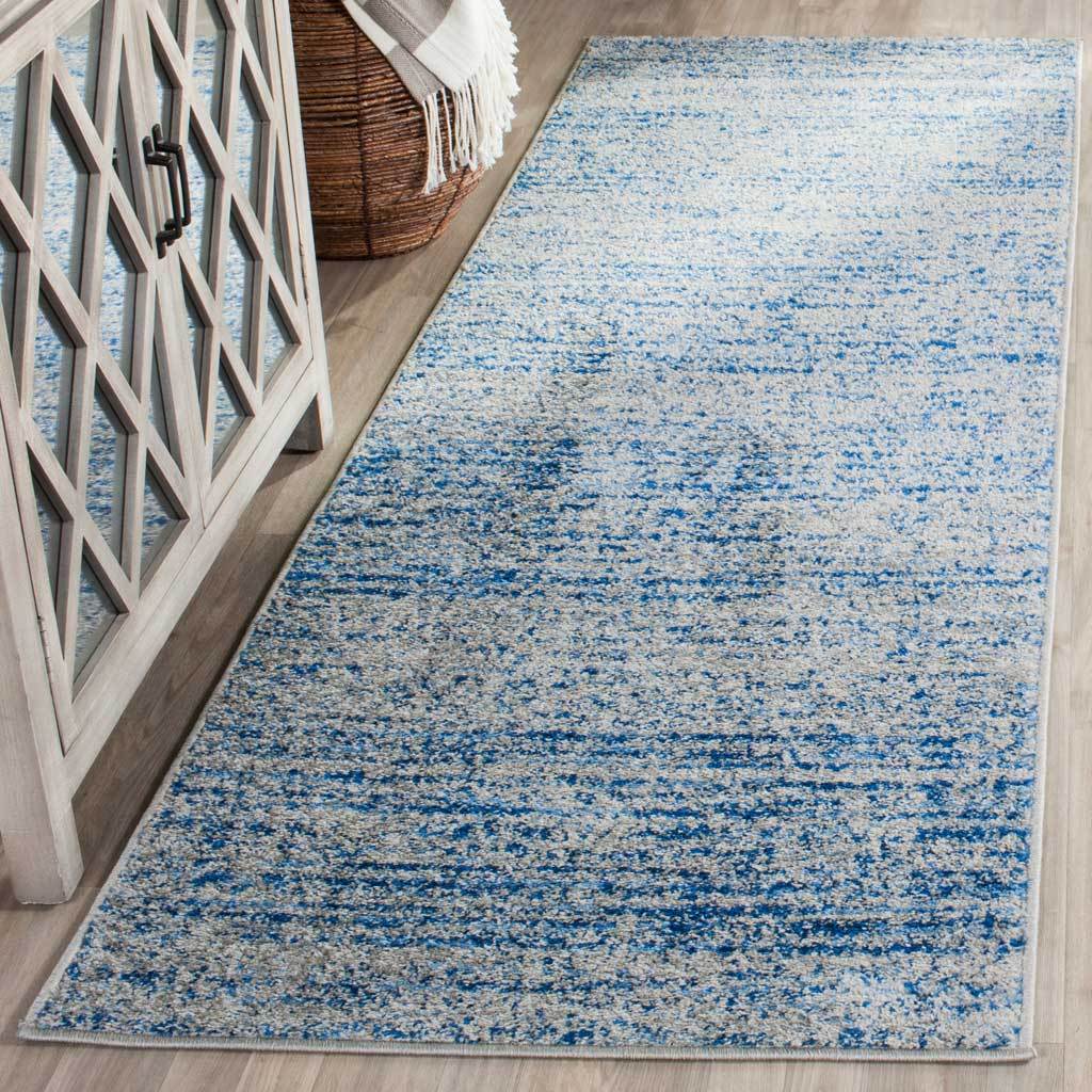 Adirondack Wave Blue/Silver Runner Rug - Image 3