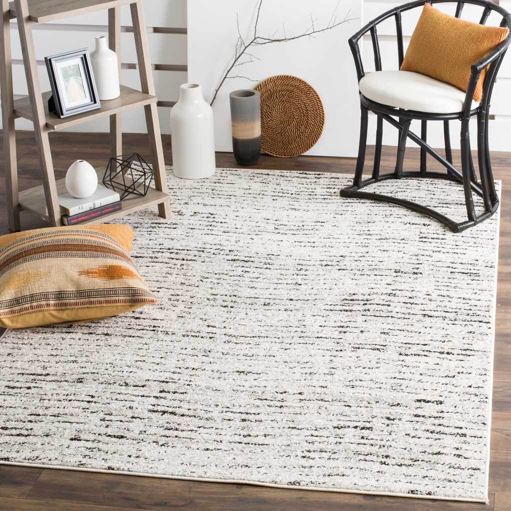 Adirondack Wave Ivory/Silver Area Rug - Image 7