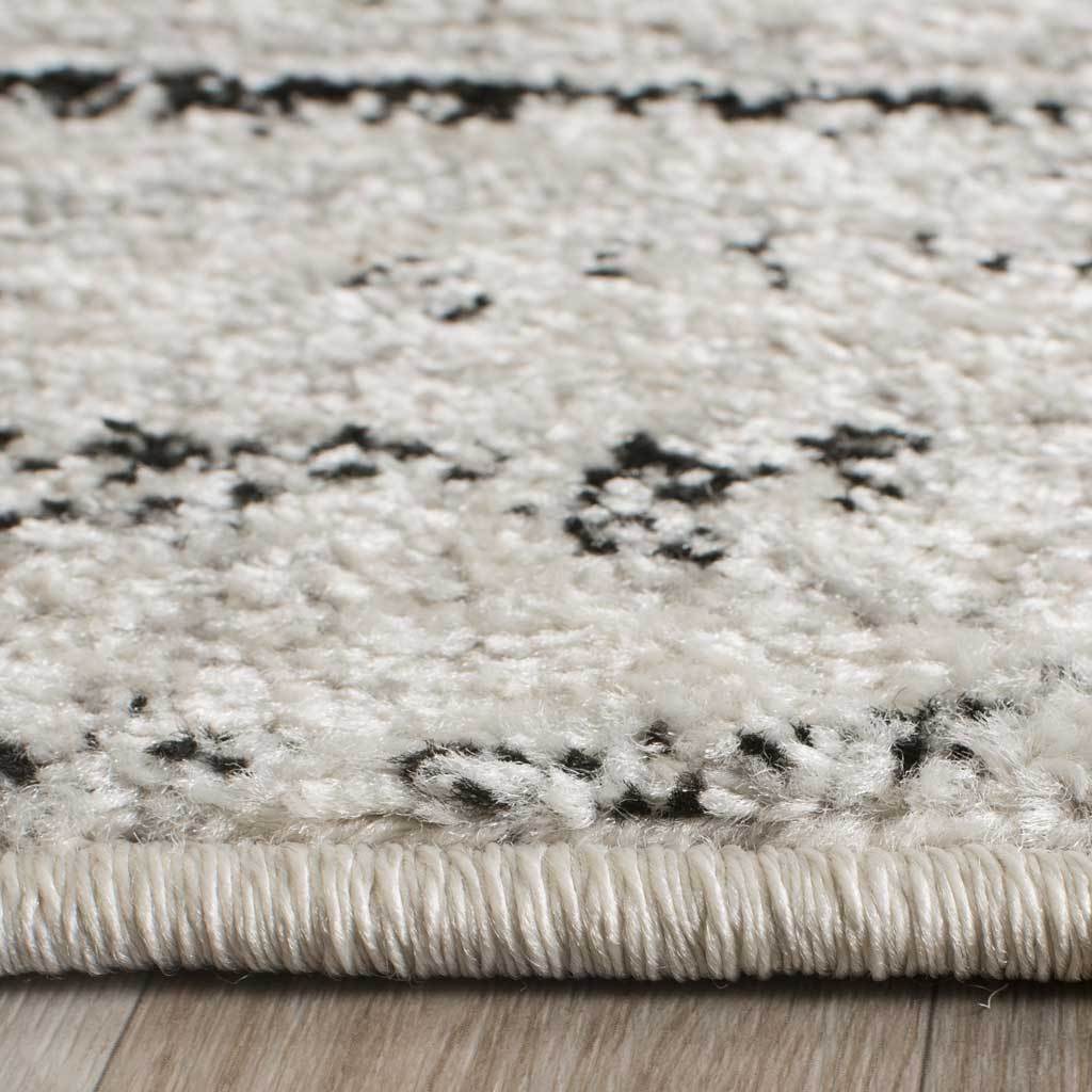Adirondack Wave Ivory/Silver Round Rug - Image 2