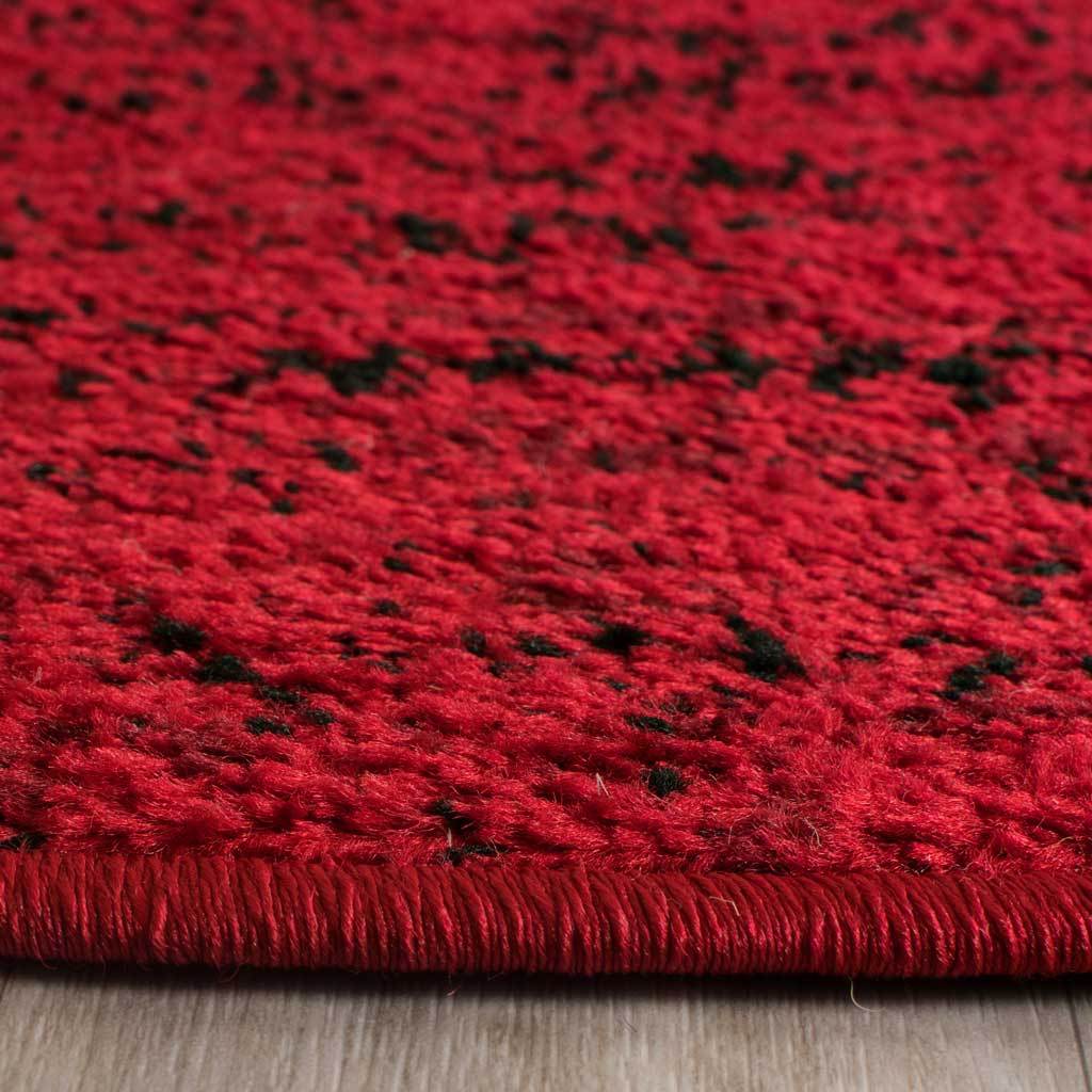 Adirondack Wave Red/Black Round Rug - Image 2