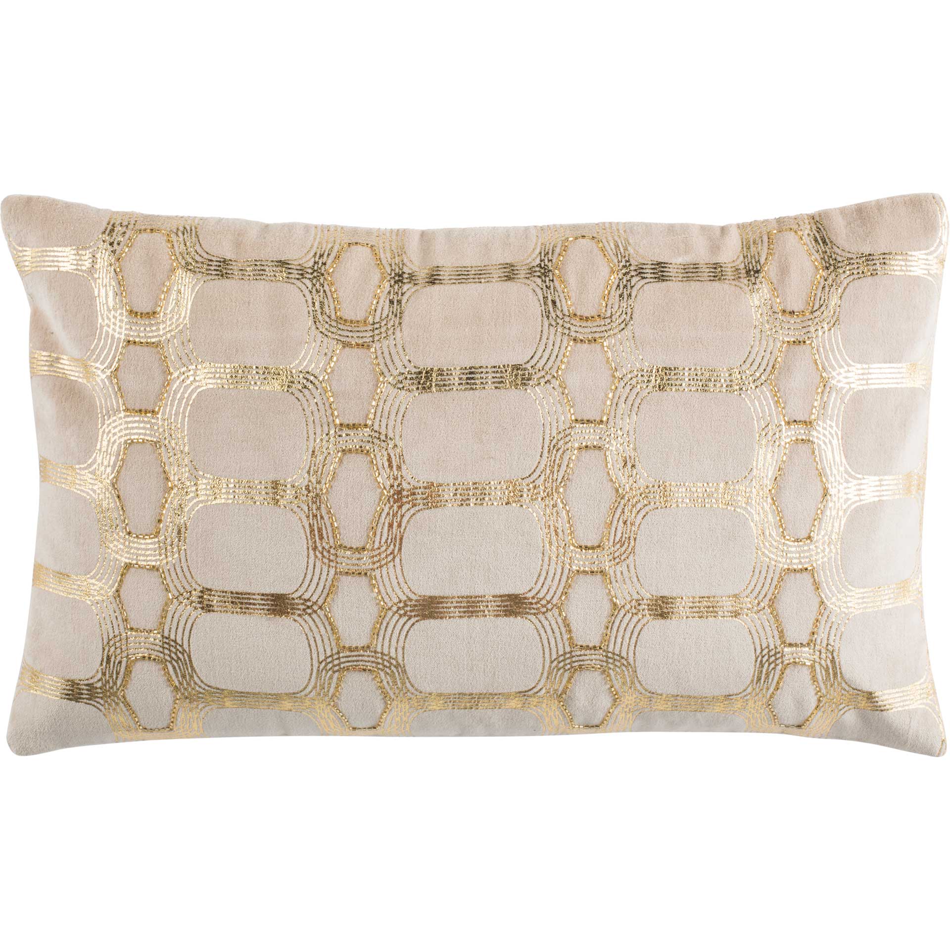 Adjacent Pillow Beige/Gold - Image 4
