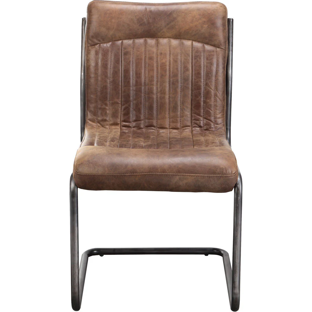 Adnan Dining Chair Light Brown (Set of 2) - Image 2