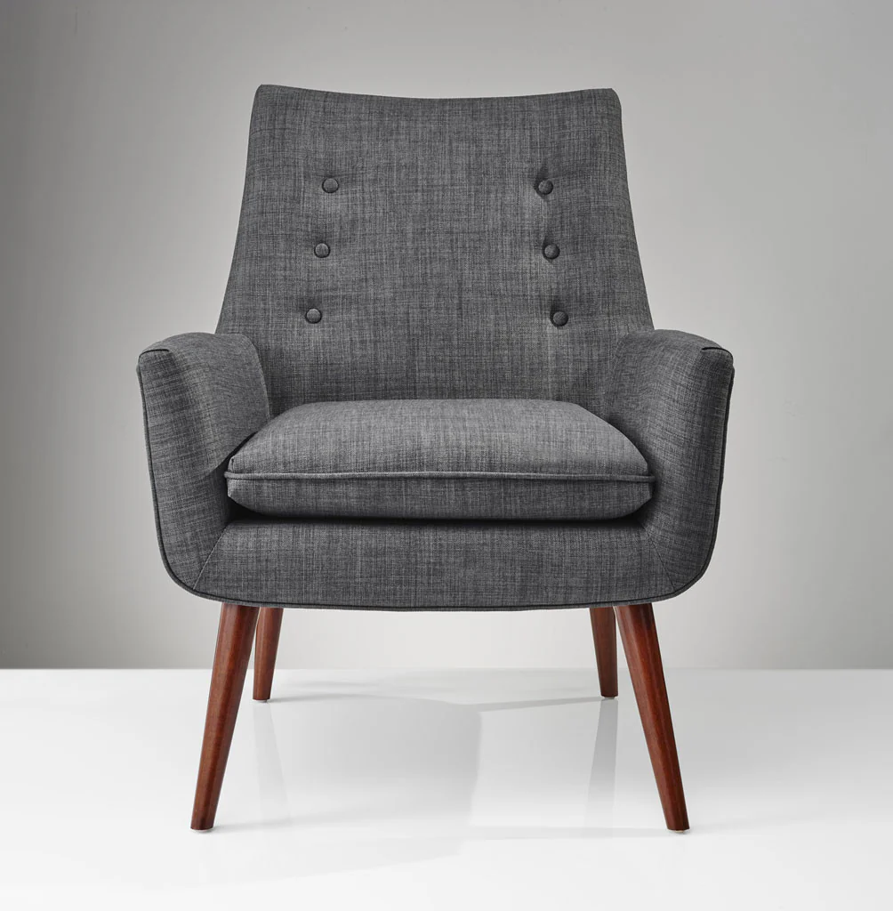 Adrian Chair Charcoal Gray - Image 2