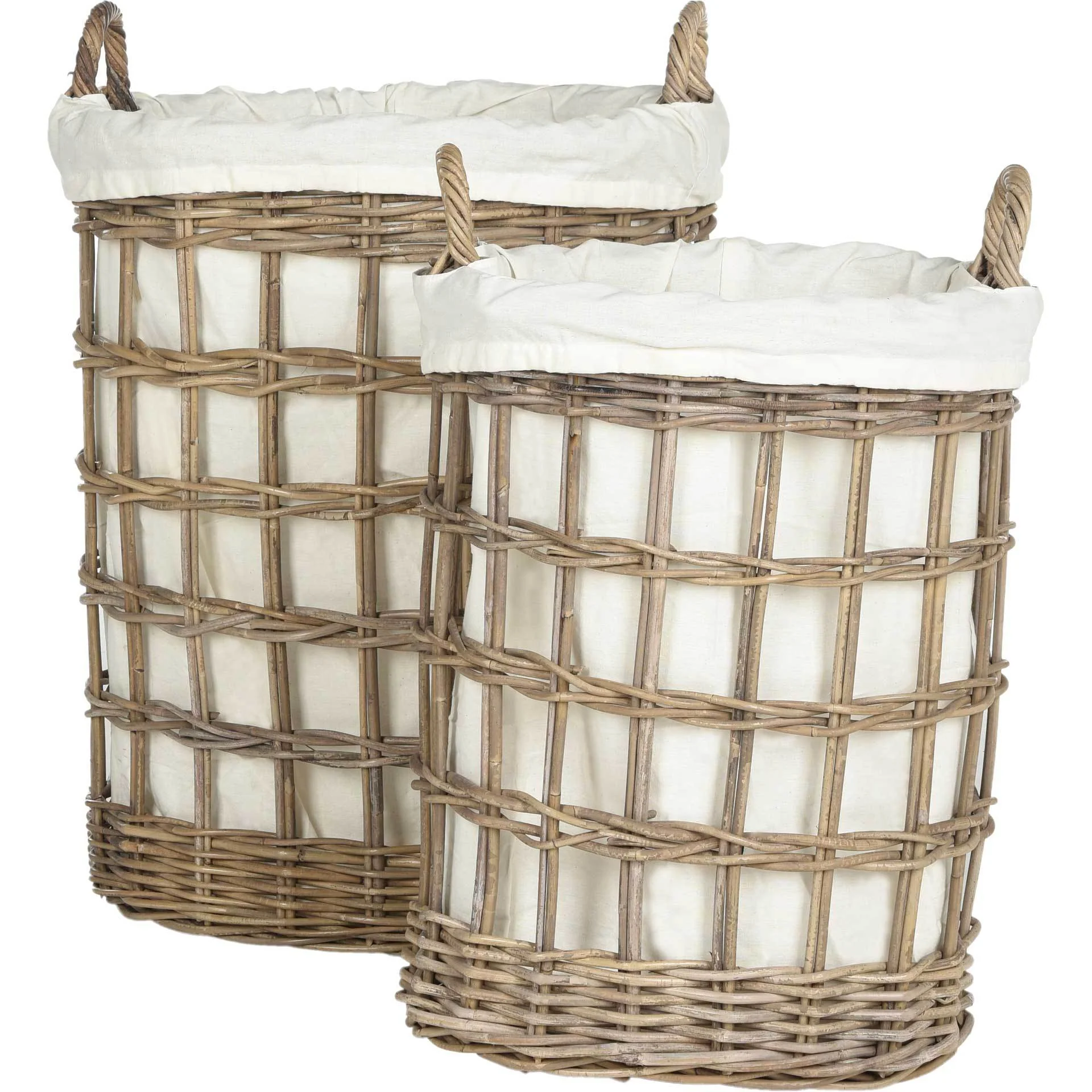 Adrien Wicker Storage Hamper - Image 2
