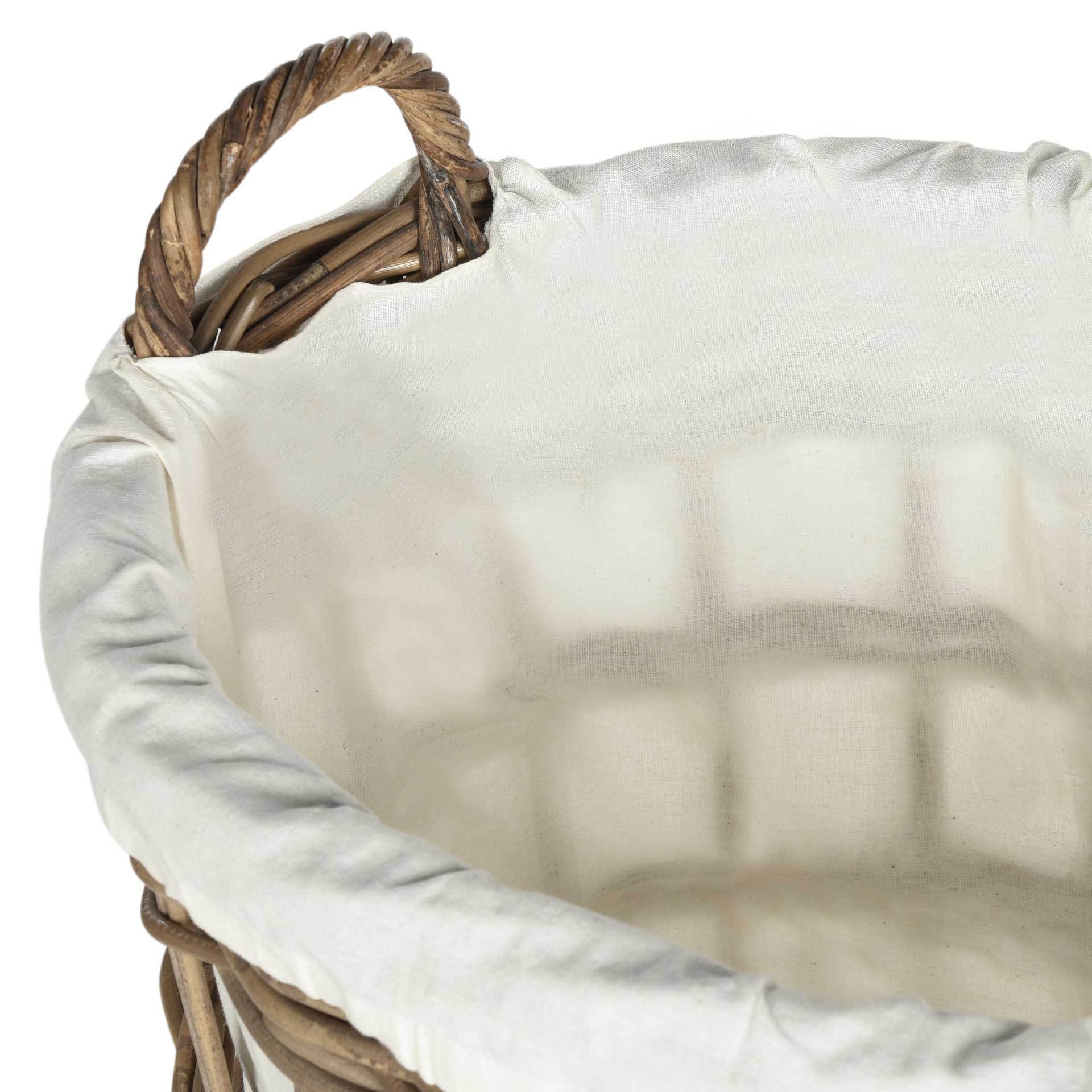 Adrien Wicker Storage Hamper - Image 3