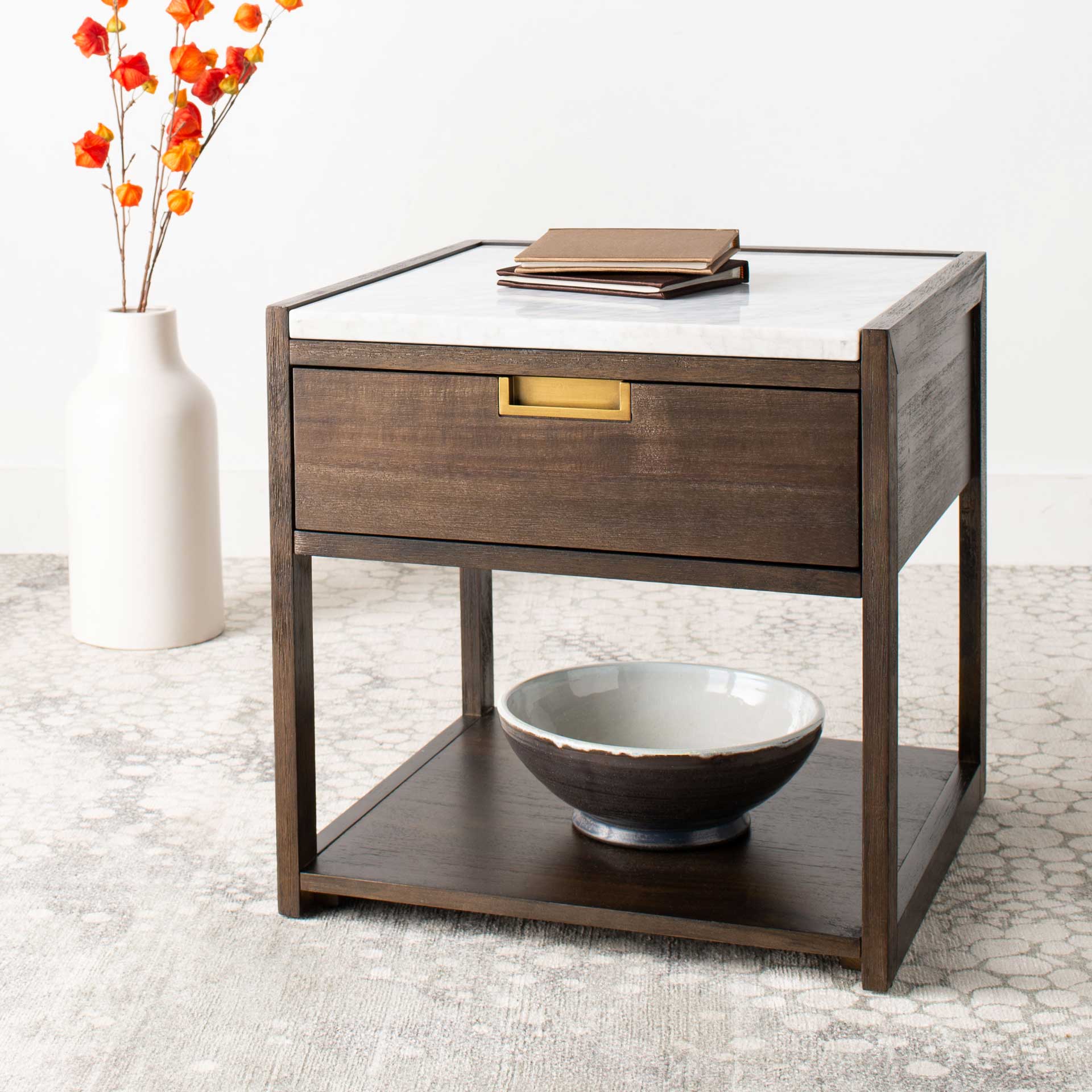 Advance 1 Drawer Nightstand Dark Chocolate - Image 7