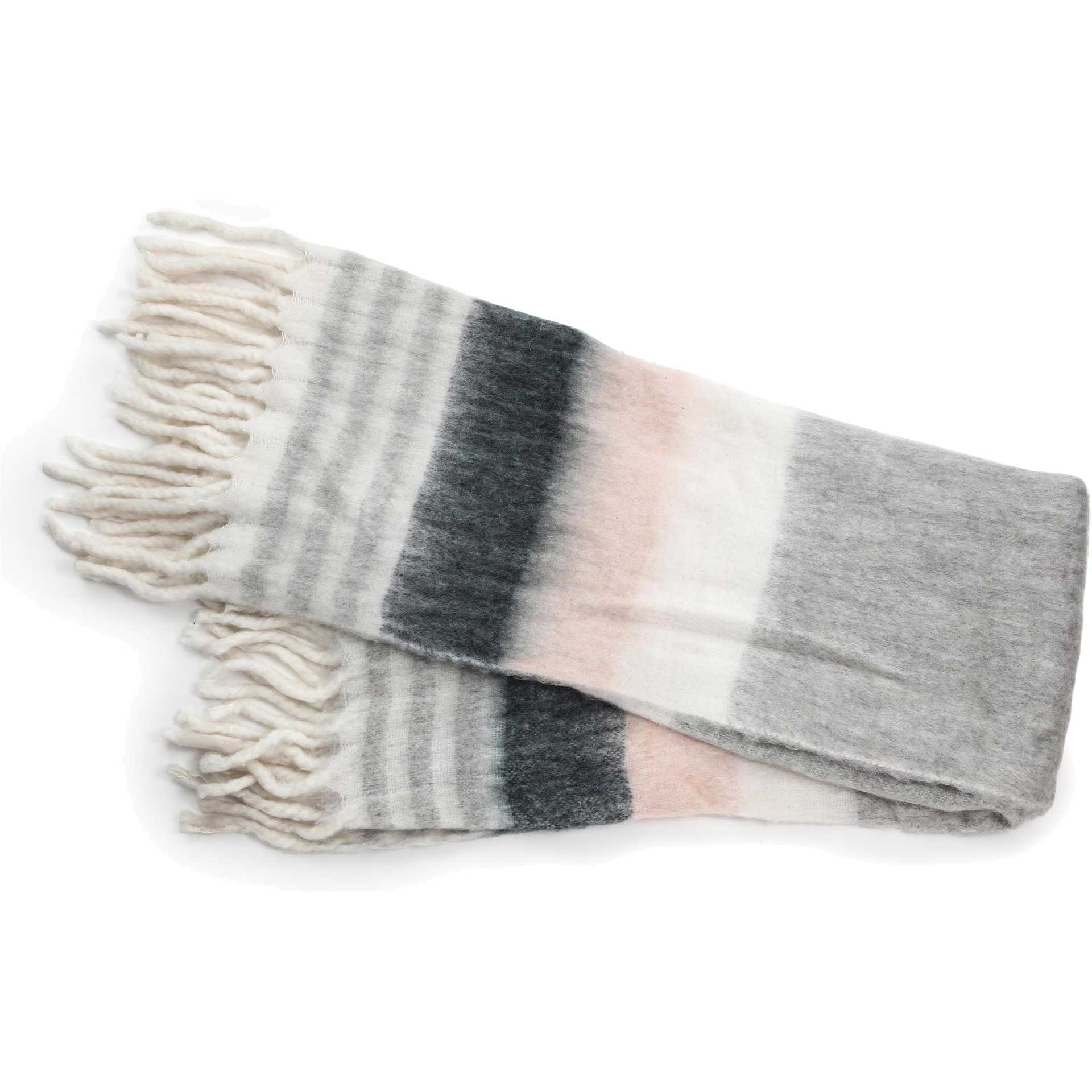 Affinity Throw Blue/Blush/Gray/White - Image 2
