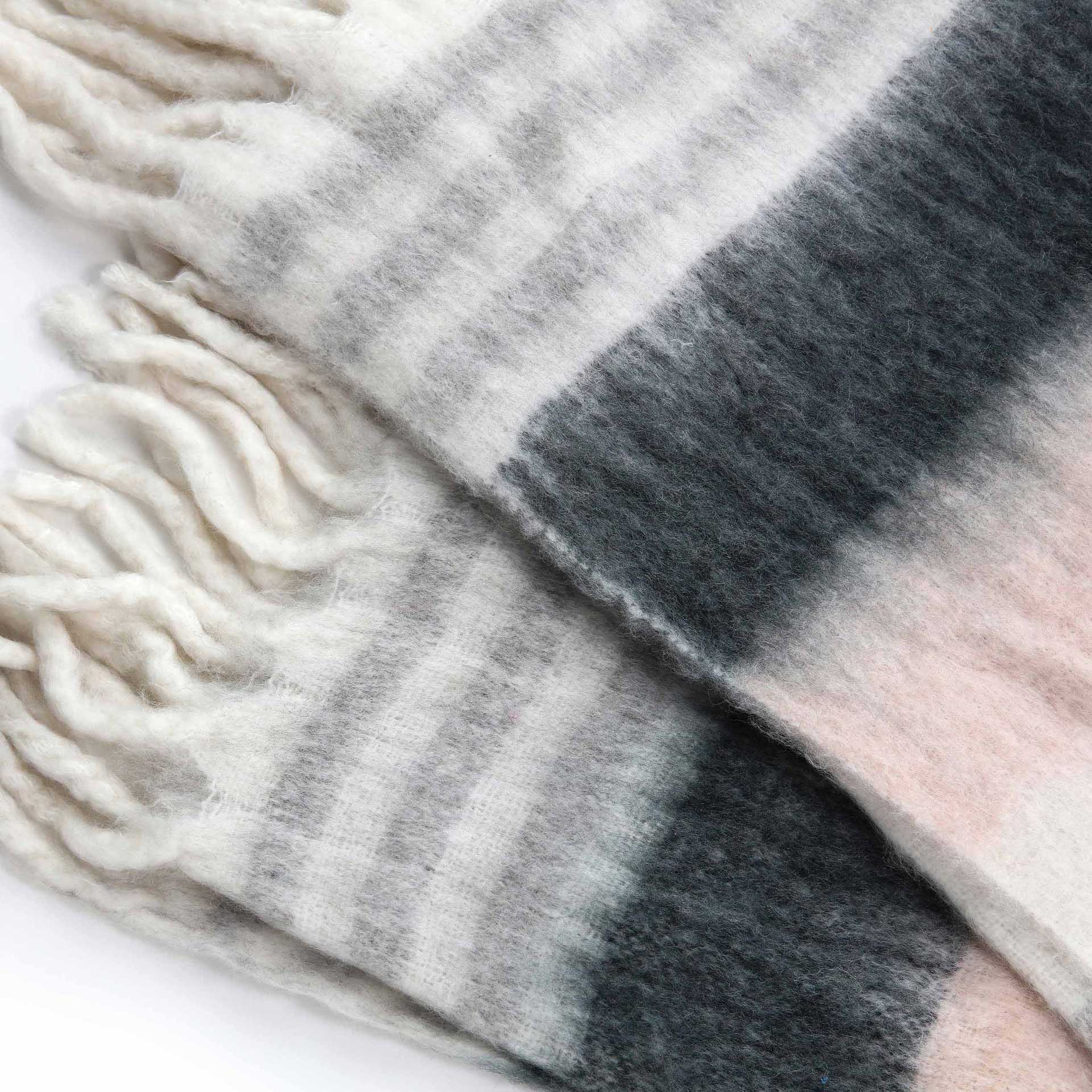 Affinity Throw Blue/Blush/Gray/White - Image 3