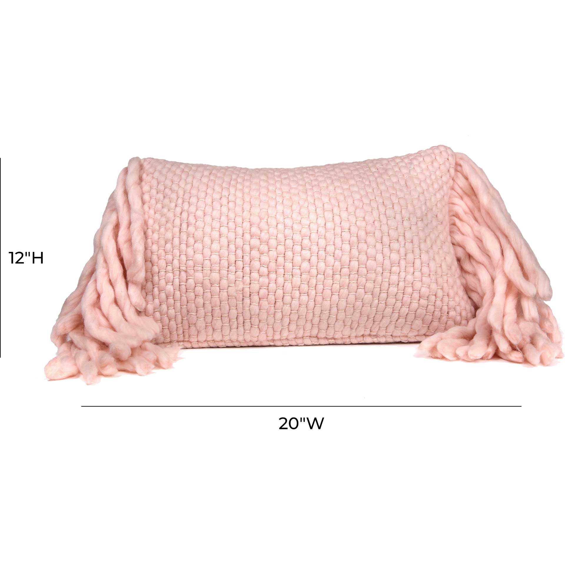 Affinity Wool Pillow Blush - Image 5