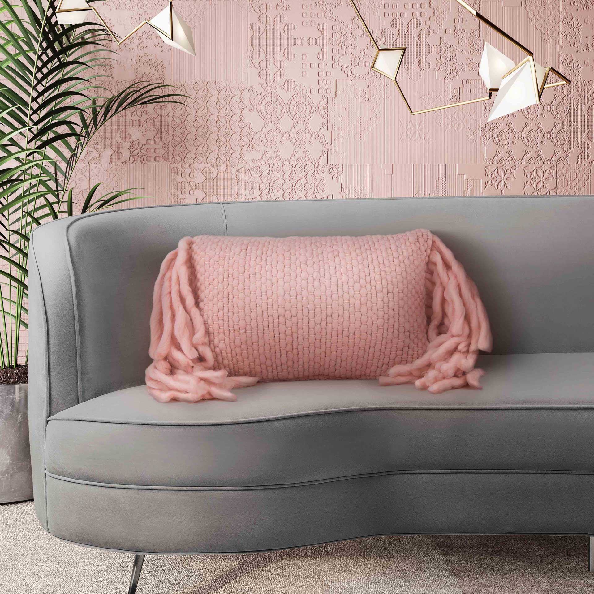 Affinity Wool Pillow Blush - Image 6
