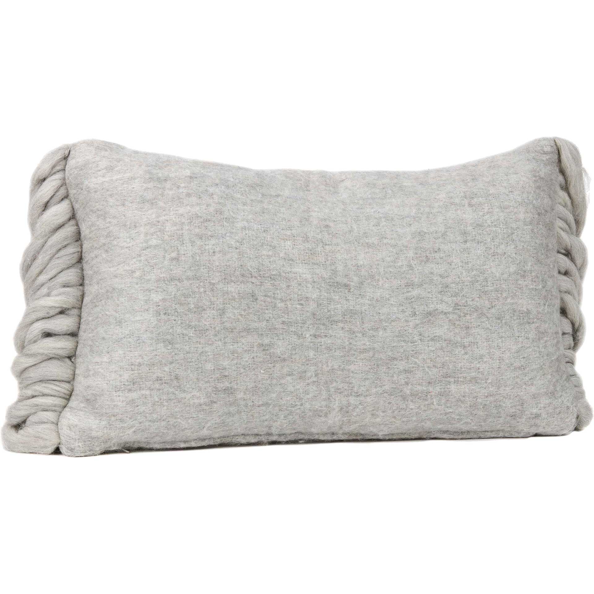 Affinity Wool Pillow Gray - Image 2