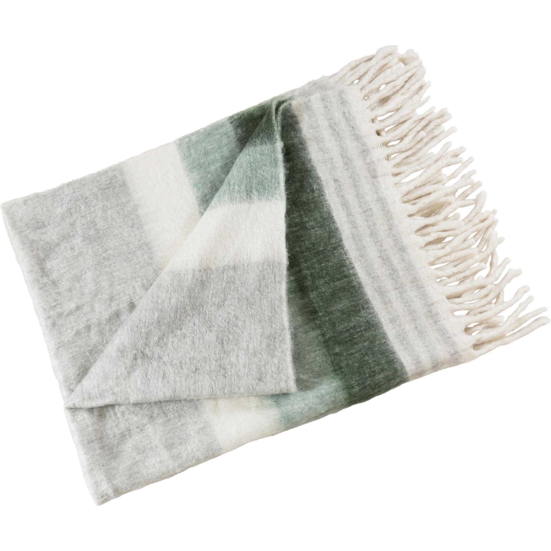 Affinity Wool Throw Green - Image 2