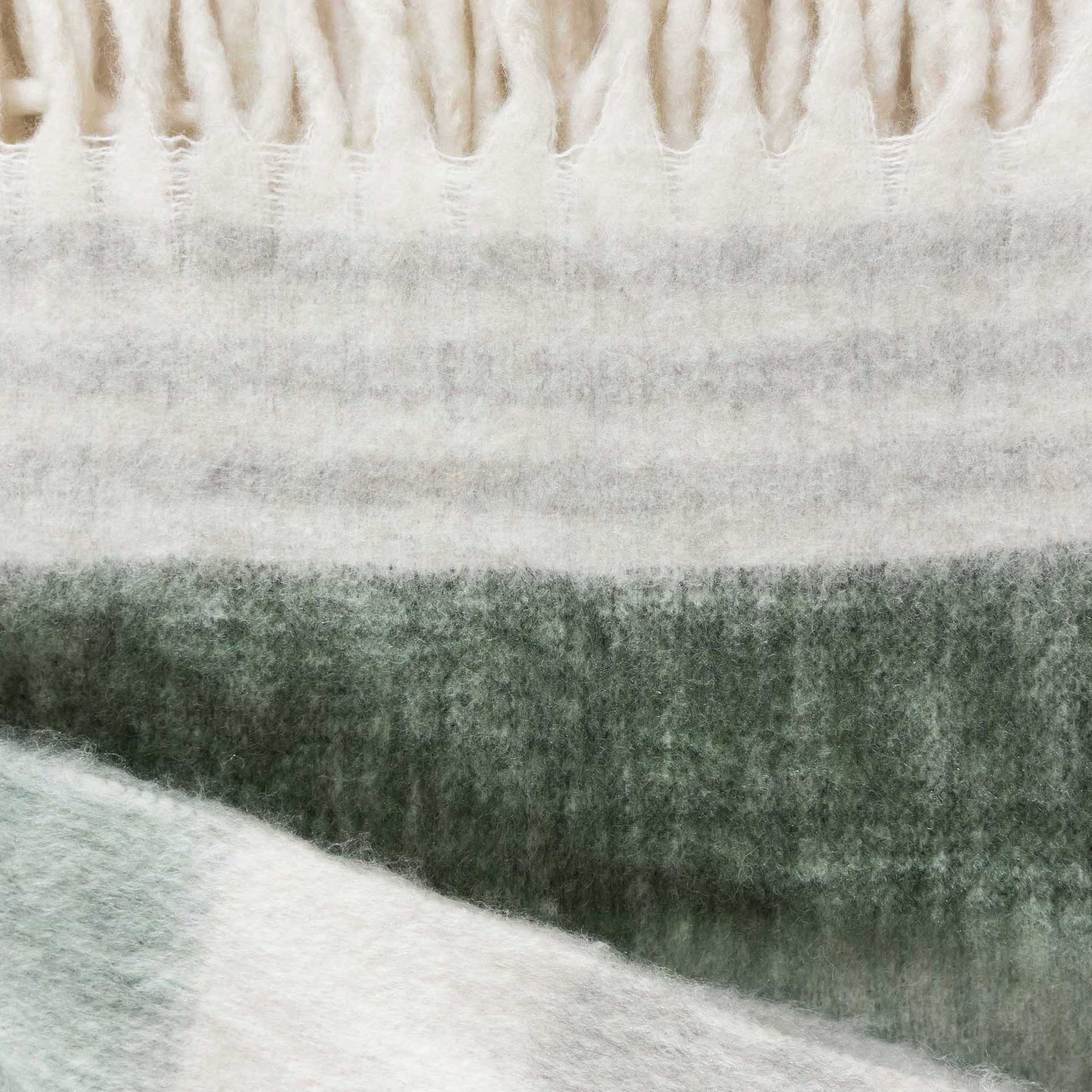 Affinity Wool Throw Green - Image 3