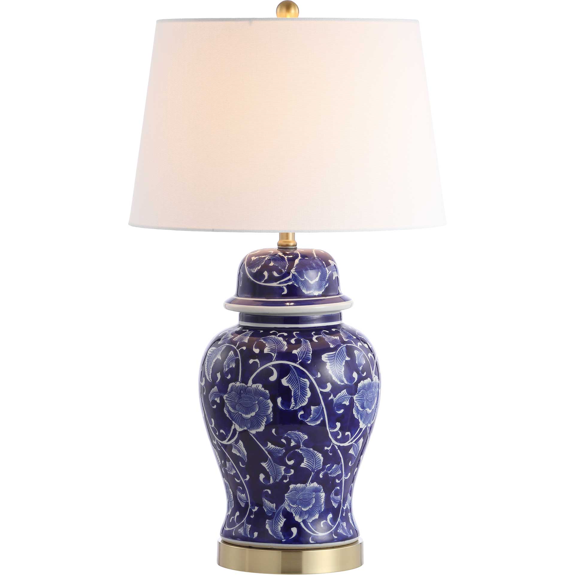 Ahmed Table Lamp Navy/White (Set of 2) - Image 2