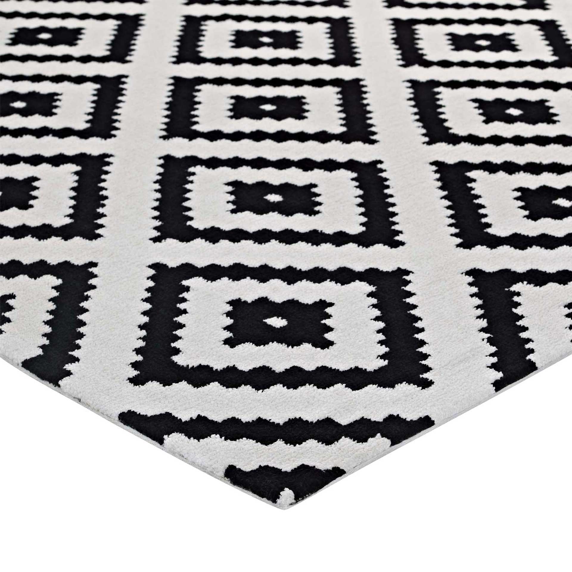 Aidan Area Rug Black/White - Image 2