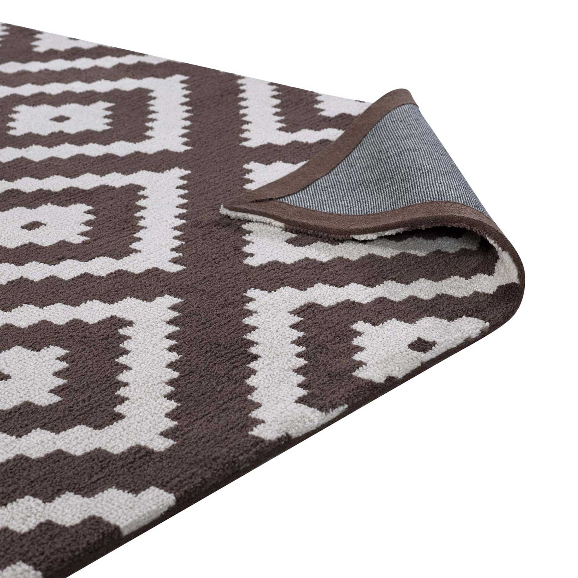 Aidan Area Rug Ivory/Brown - Image 4