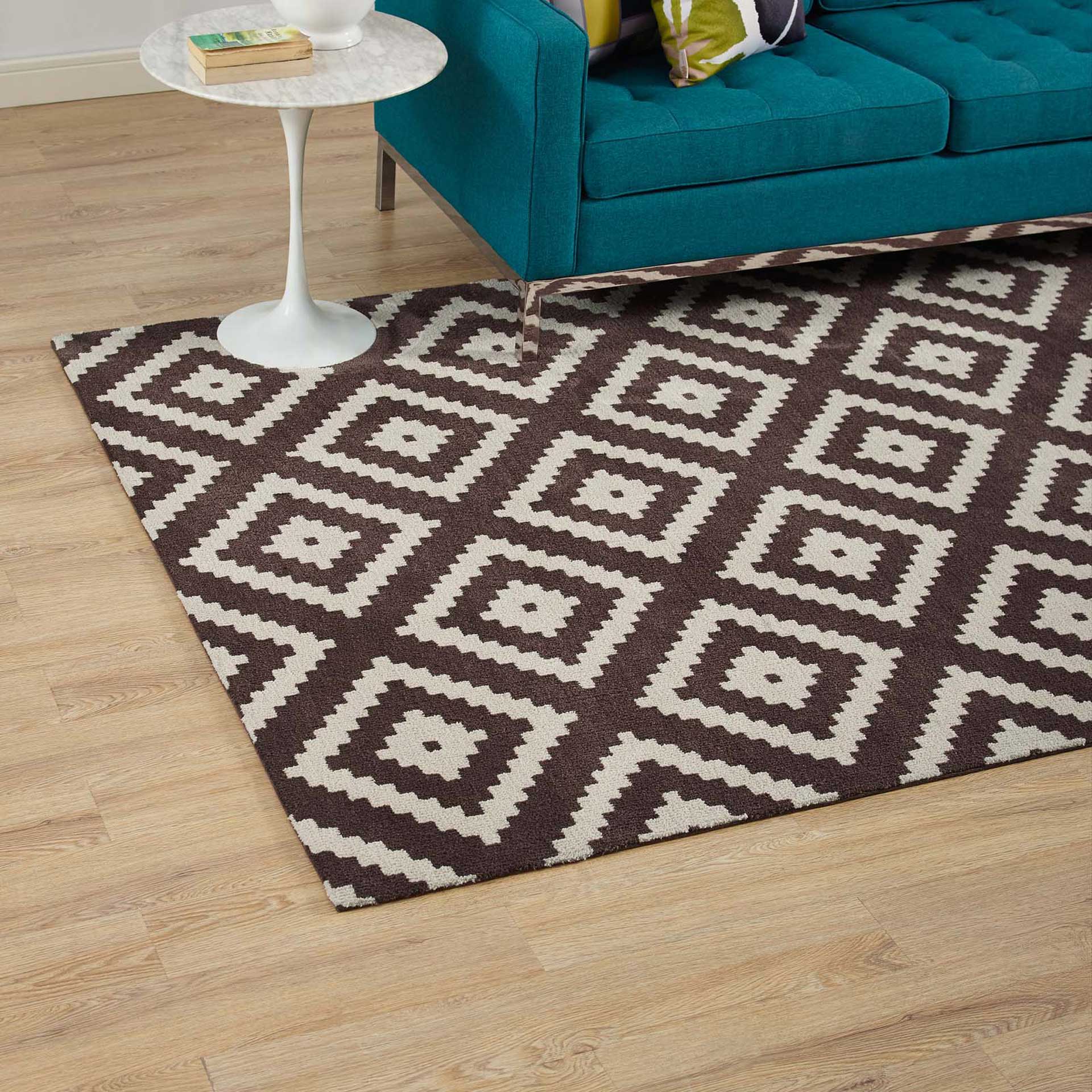 Aidan Area Rug Ivory/Brown - Image 5