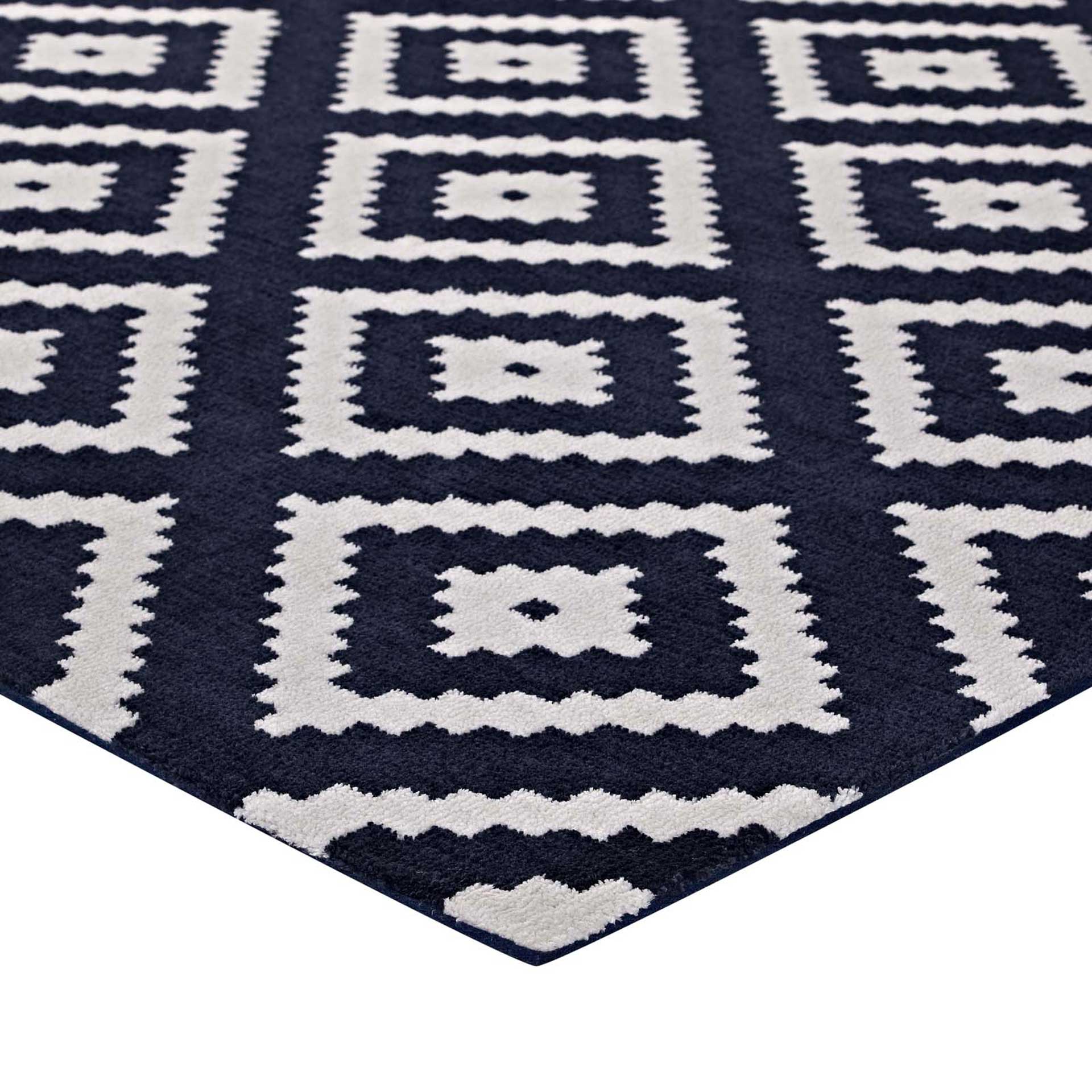 Aidan Area Rug Ivory/Navy - Image 2