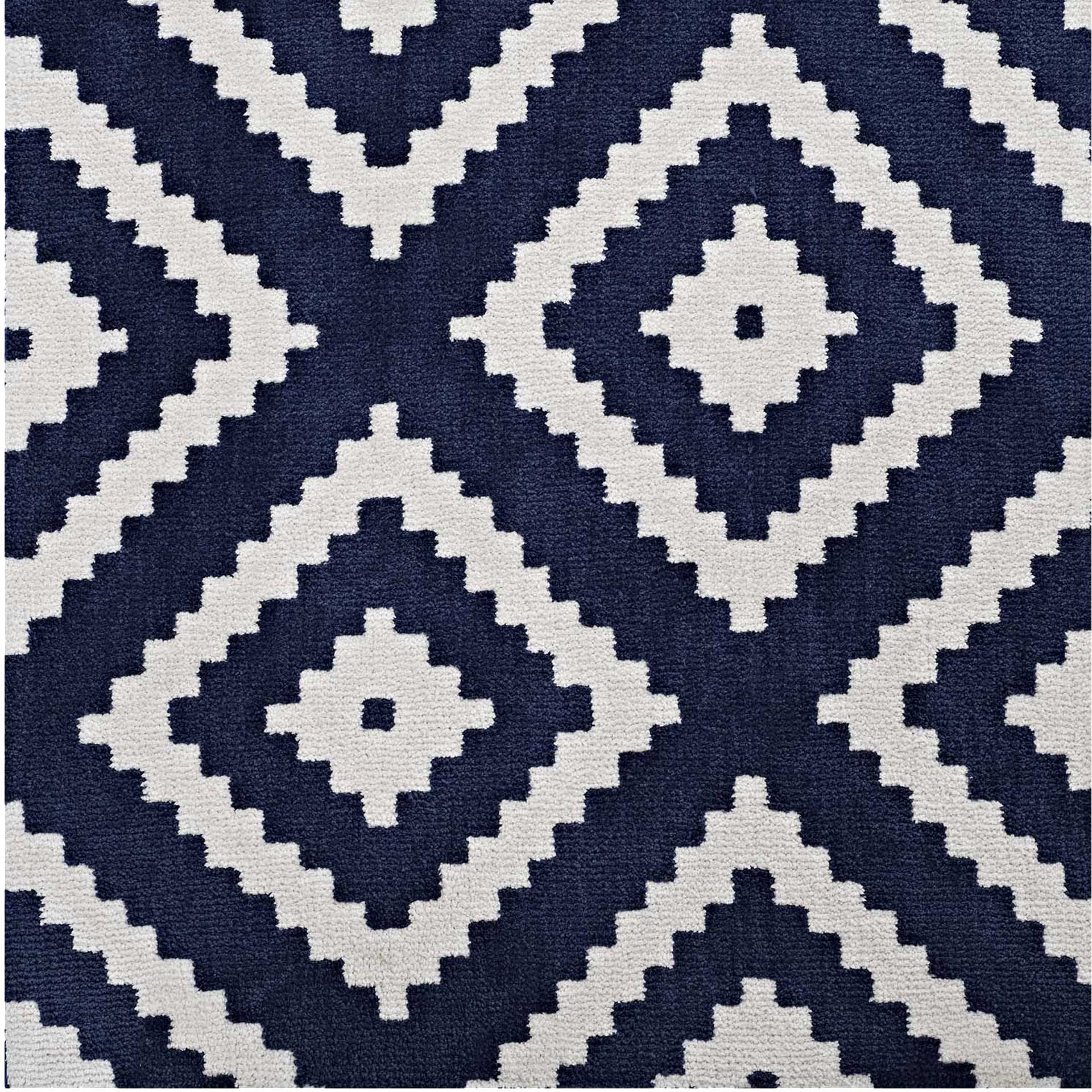 Aidan Area Rug Ivory/Navy - Image 3