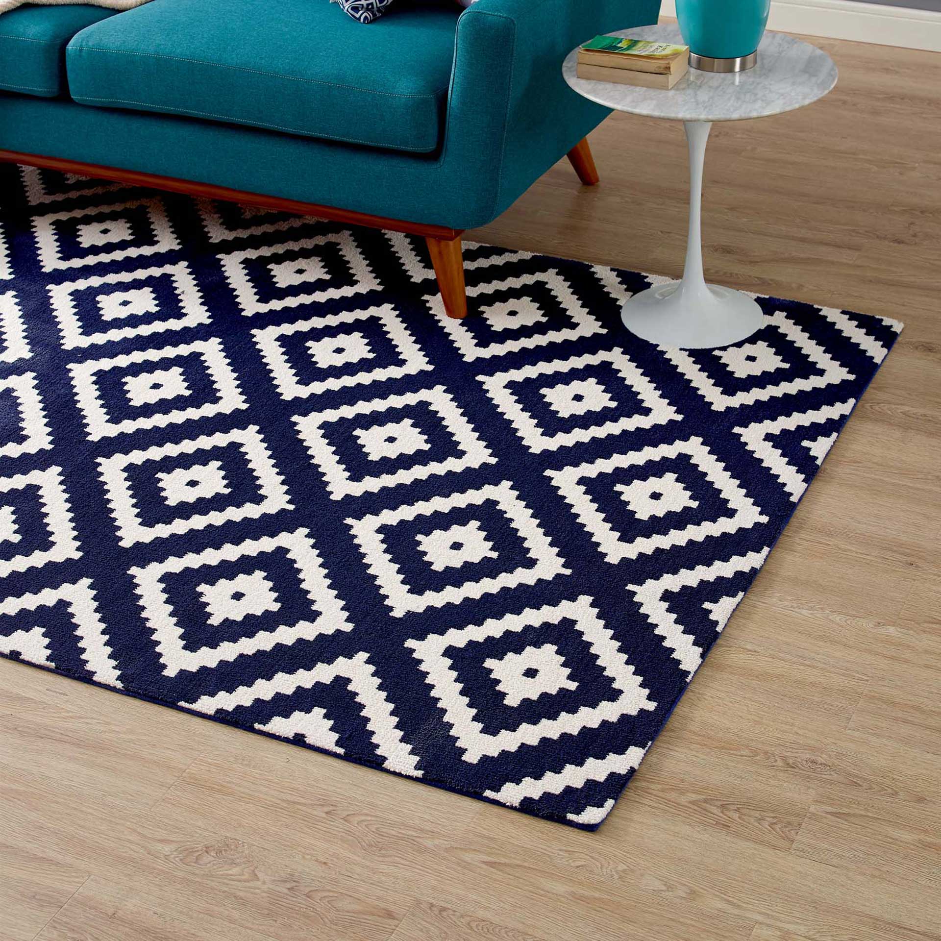 Aidan Area Rug Ivory/Navy - Image 5
