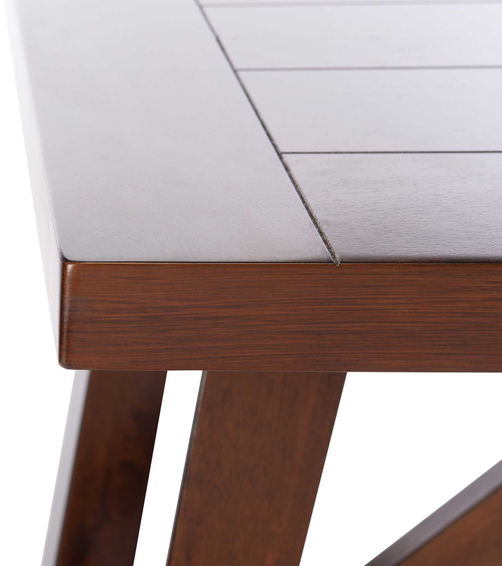 Aileen Rectangle Dining Table Brown - Image 4