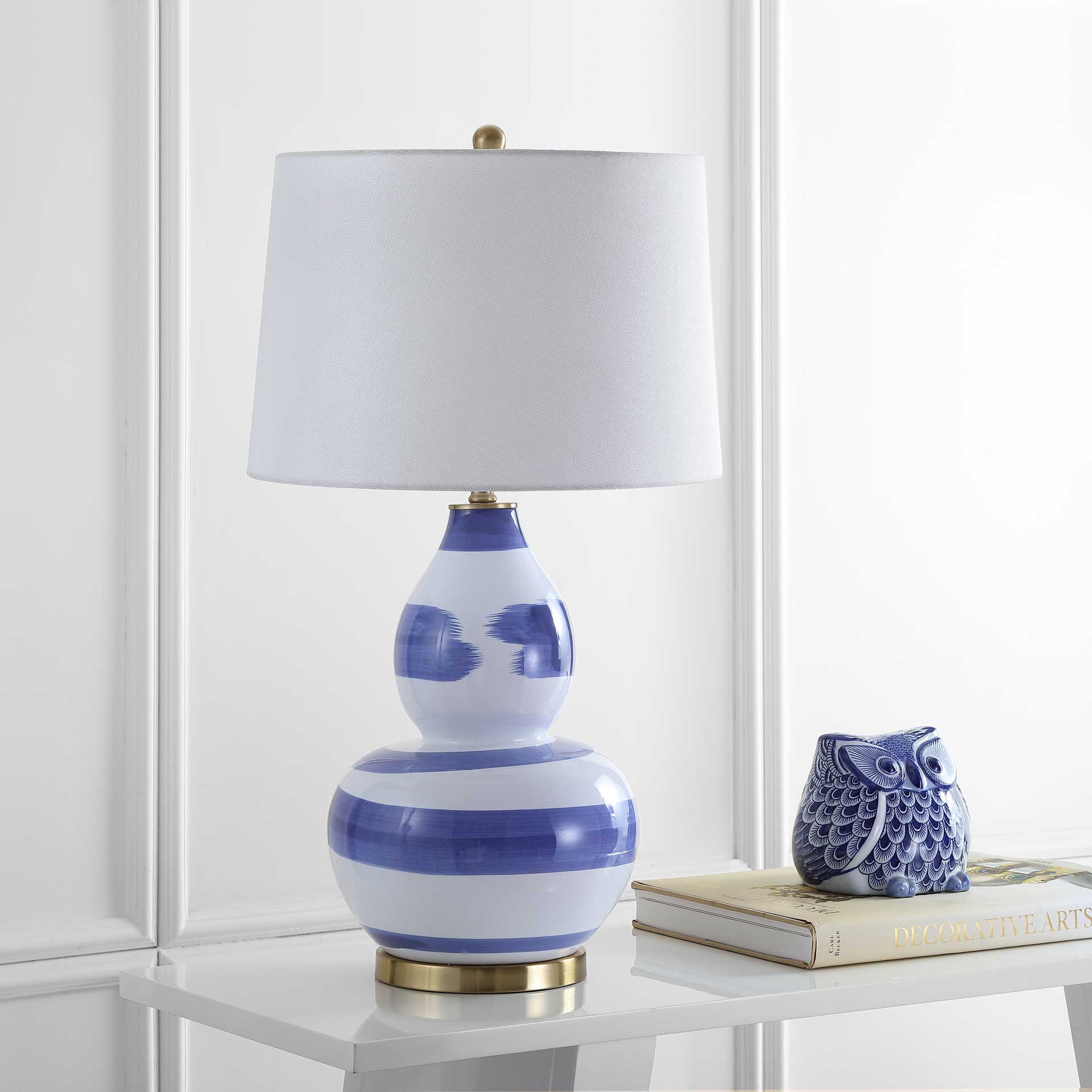 Ailey Table Lamp Blue/White - Image 3