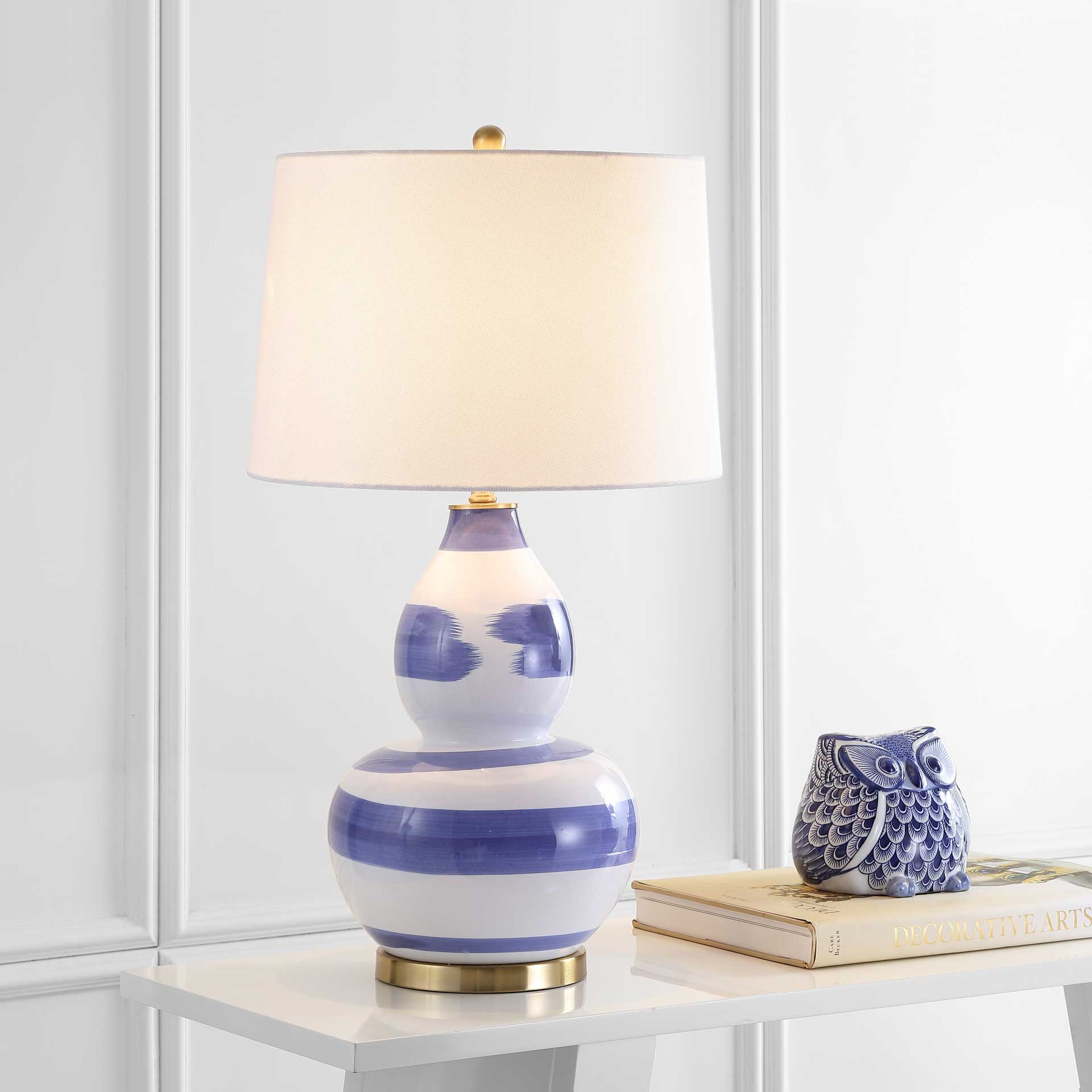 Ailey Table Lamp Blue/White - Image 4